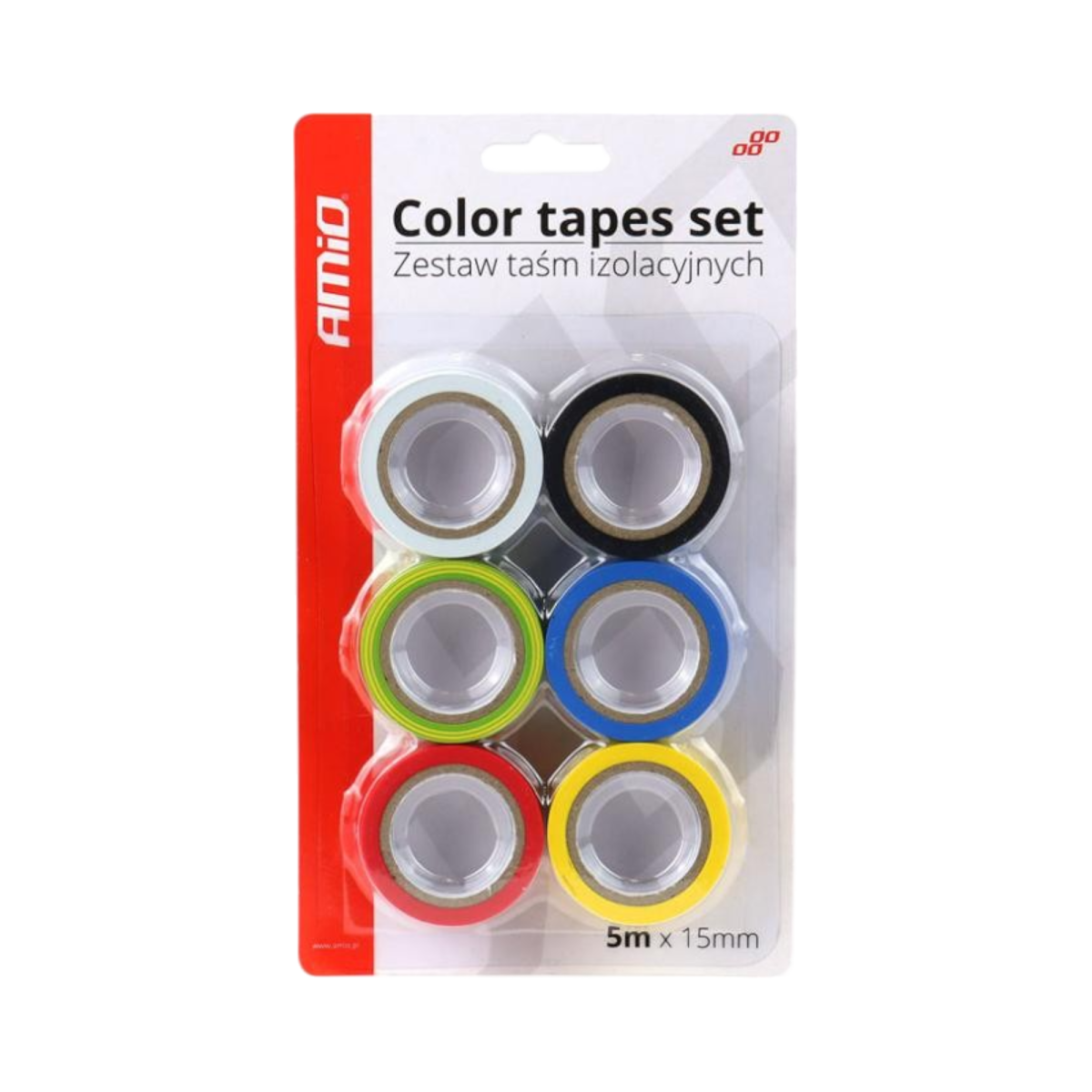 AMIO Juego de cintas adhesivas de color