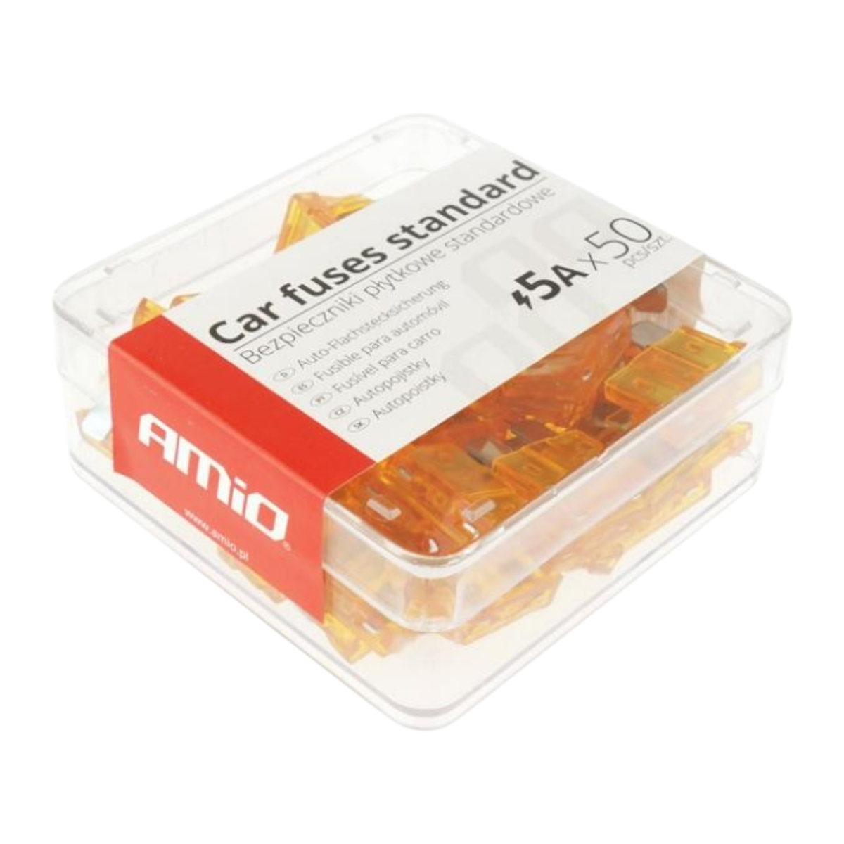 AMIO Fusibles STANDARD 50unids 5A