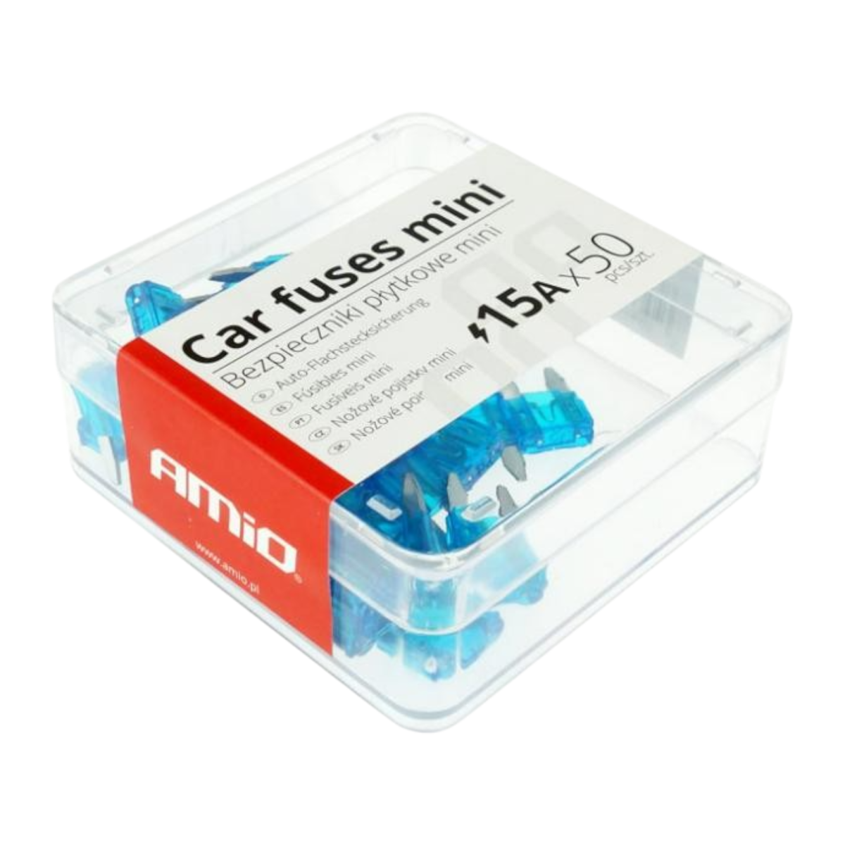 AMIO Fusibles MINI caja 50 unids 15A