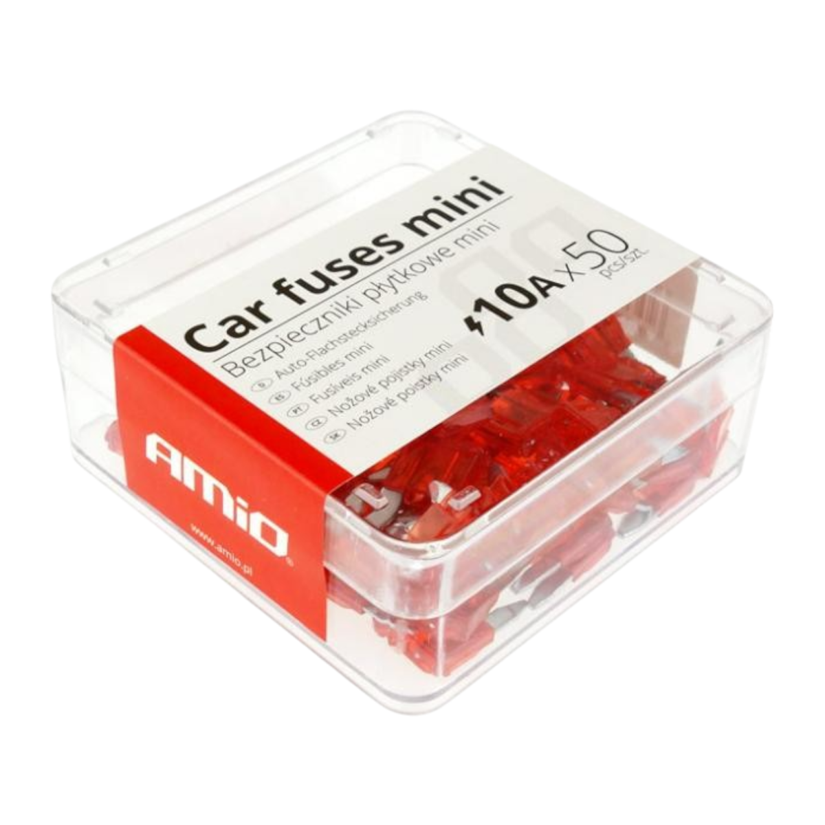 AMIO Fusibles MINI caja 50 unid 10A
