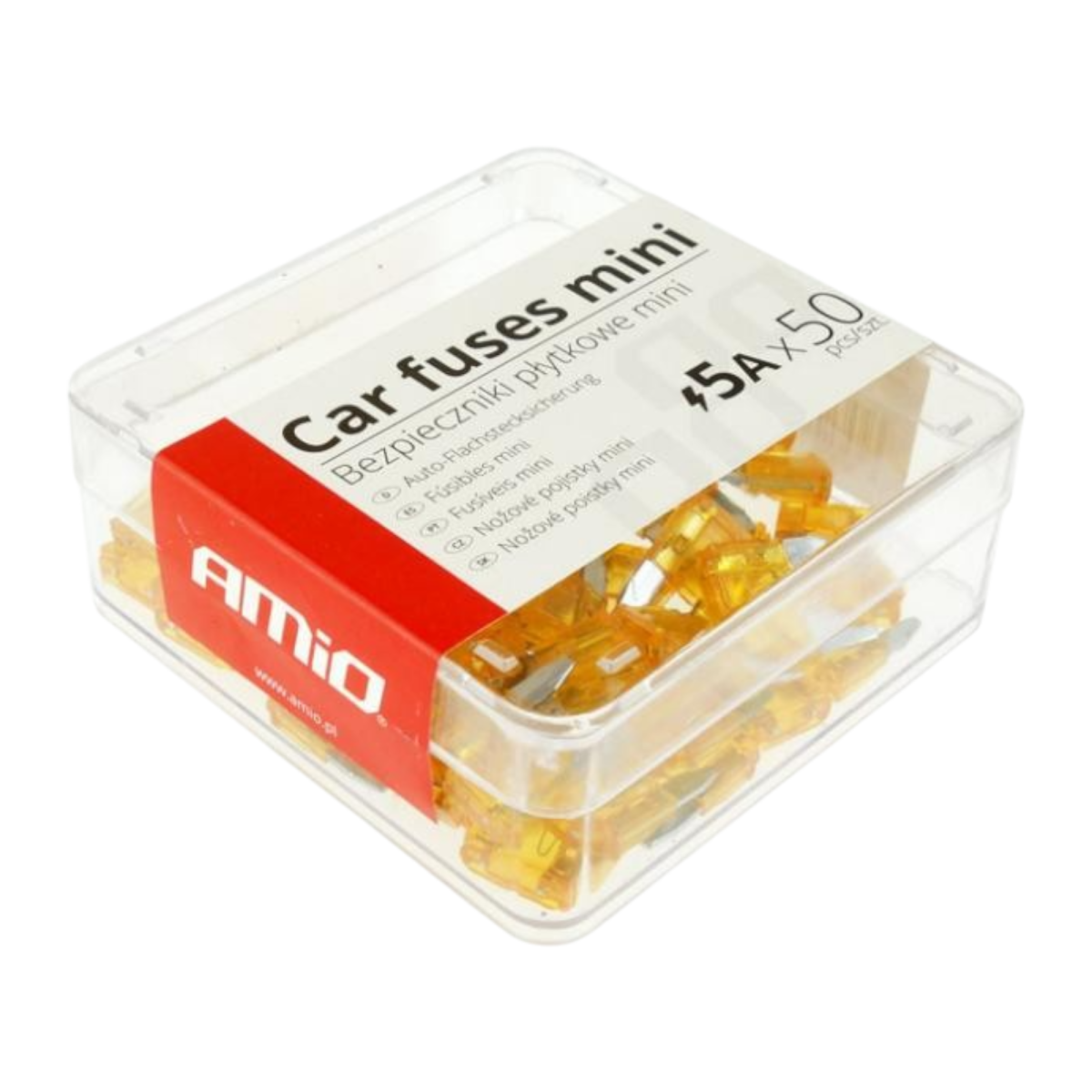 AMIO Fusibles MINI caja 50 unids 5A