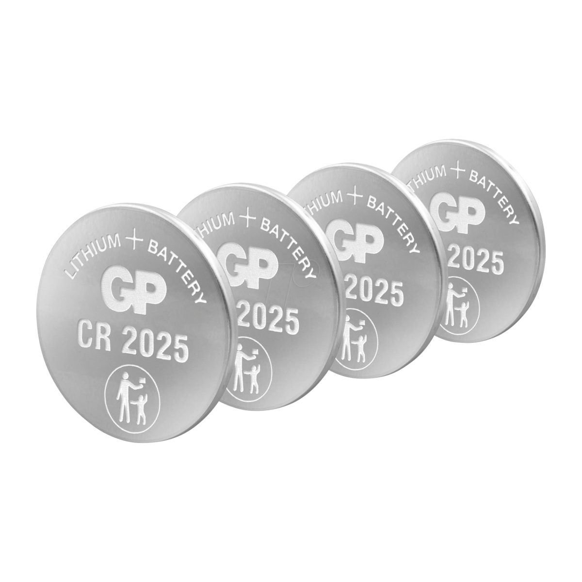 Pila plana Litio 3V CR-2025 Set 5 unidades