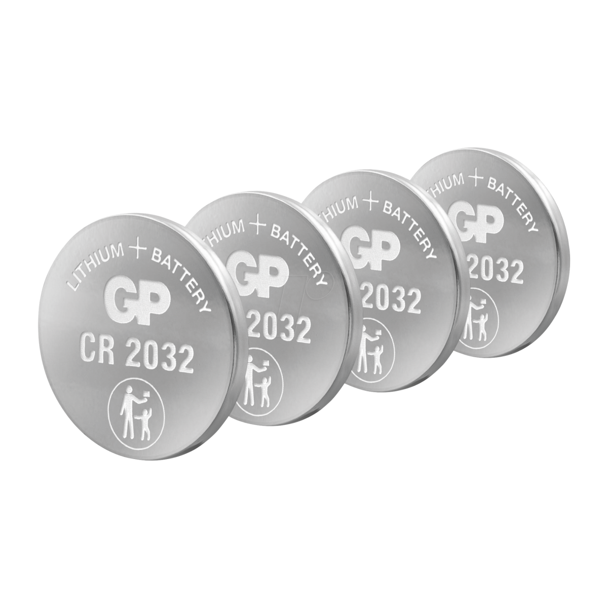 Pila plana Litio 3V CR-2032 Set 5 unidades