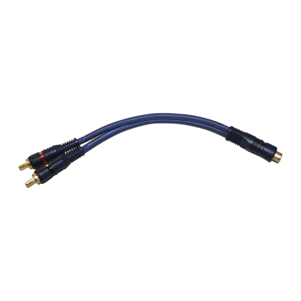 RCA Derivador 1 hembra 2 machos Azul