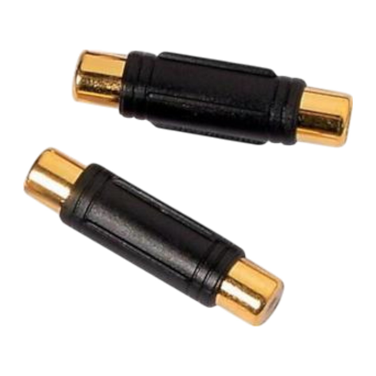 RCA Adaptador Recto Hembra-Hembra Plástico