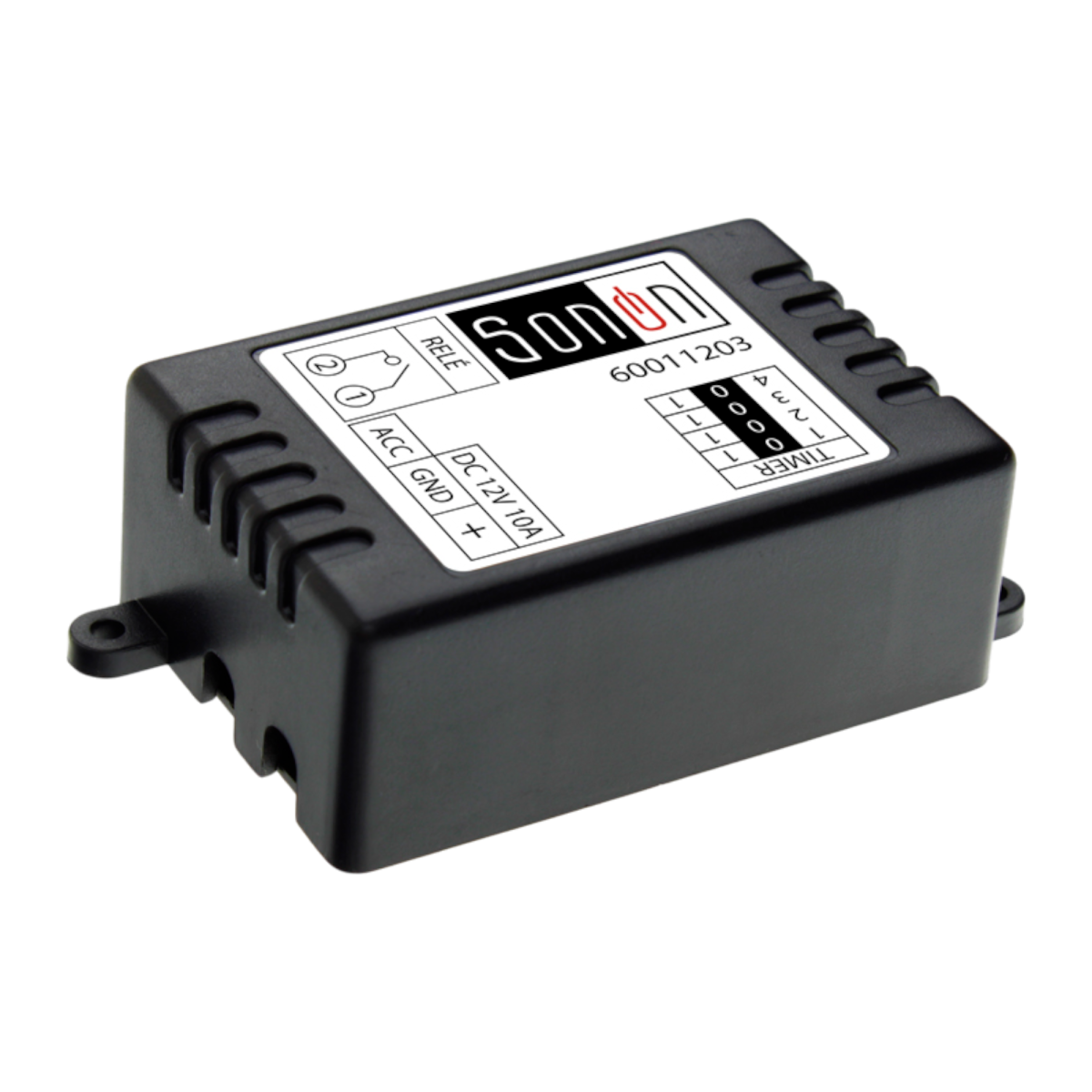 Relé temporizado activado por ACC con retardo