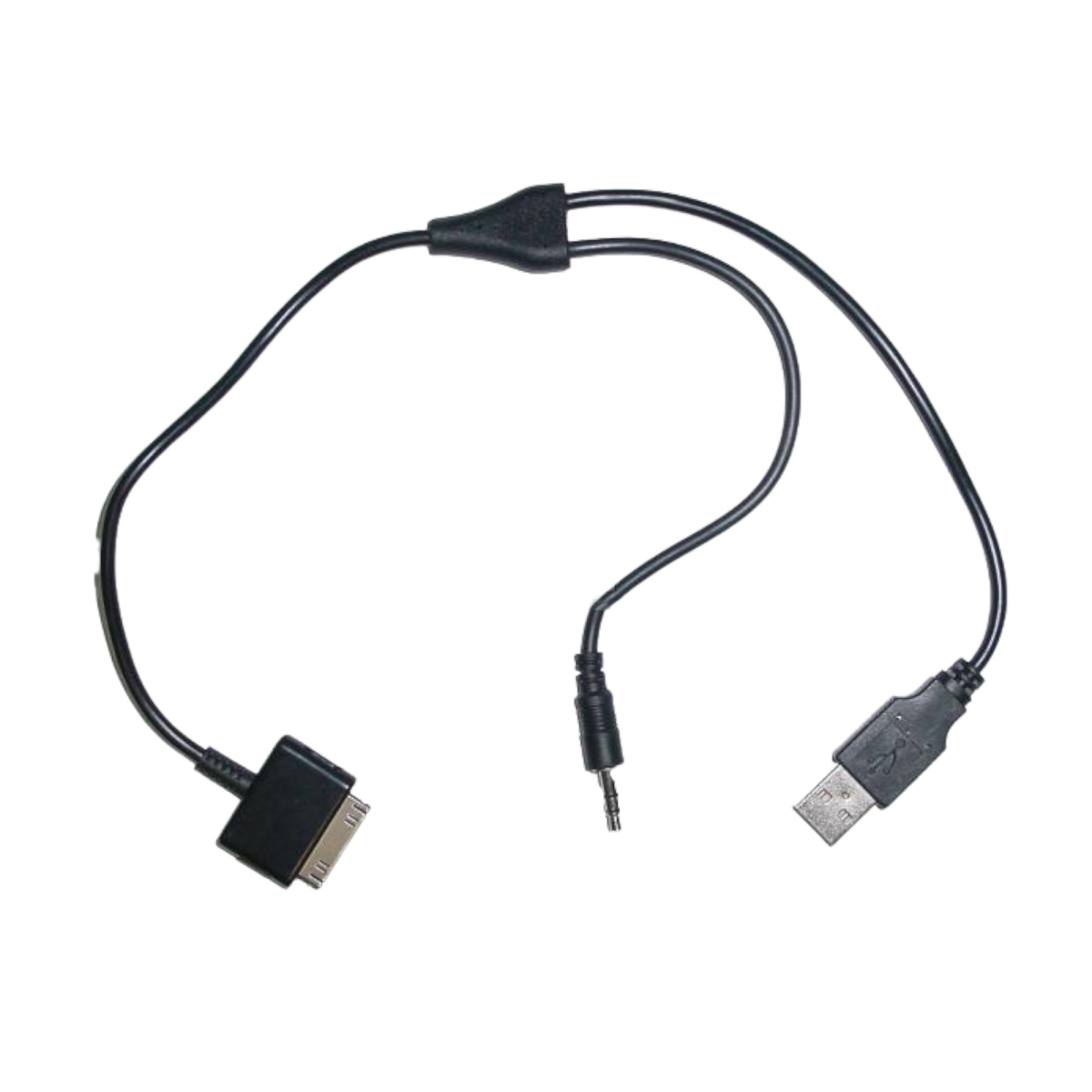 Prolongador auxiliar USB + jack 3,5mm iPod