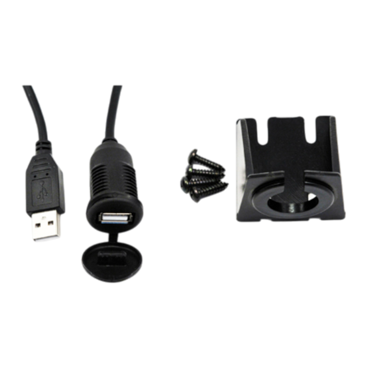 Prolongador USB Hembra empotrar