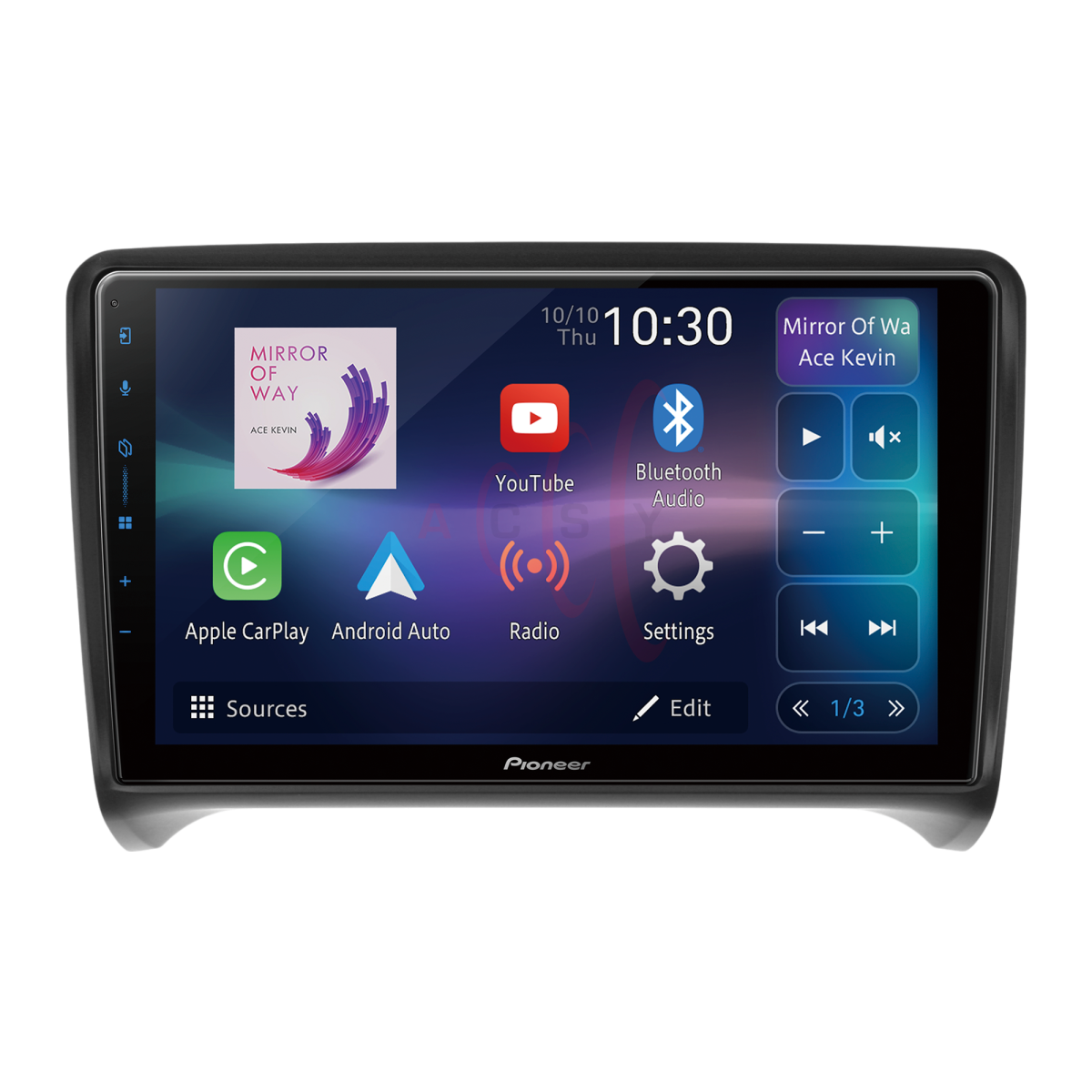 Pioneer SPH-PF97BT Audi TT (MK2)