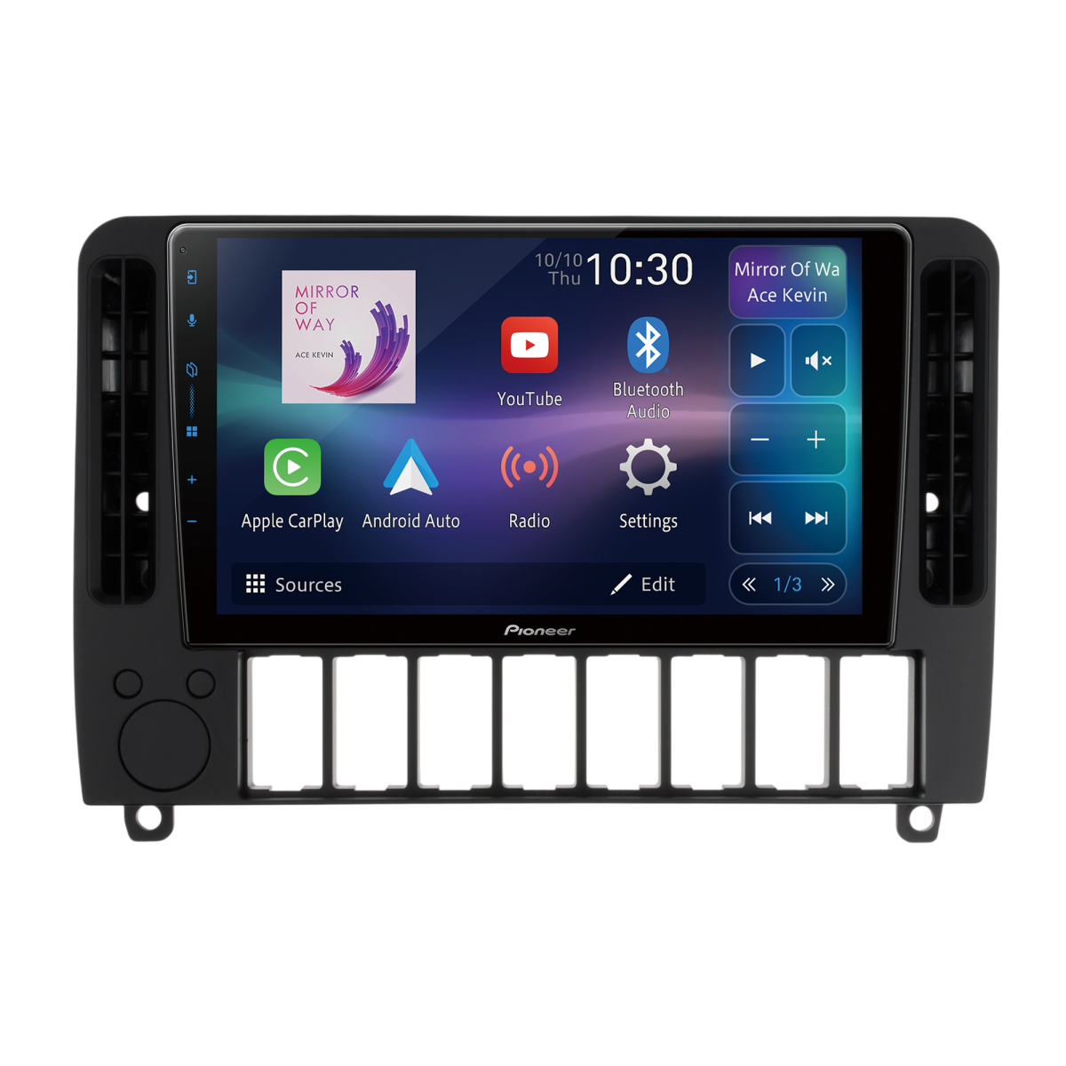 Pioneer SPH-PF97BT Audi 100 C4