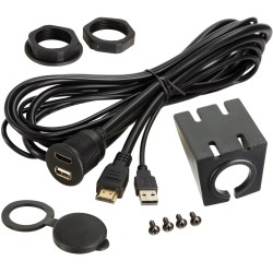 Prolongador USB+HDMI empotrar