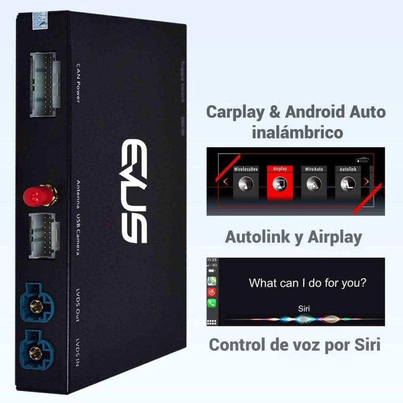 EVUS Interface CarPlay Android Auto AUDI MMI 3G