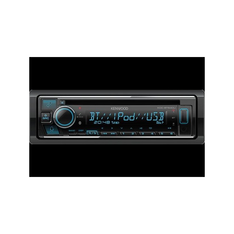 KENWOOD KDC-BT640U Radio CD - Bluetooth - USB - Android - 1 salida RCA iluminaci