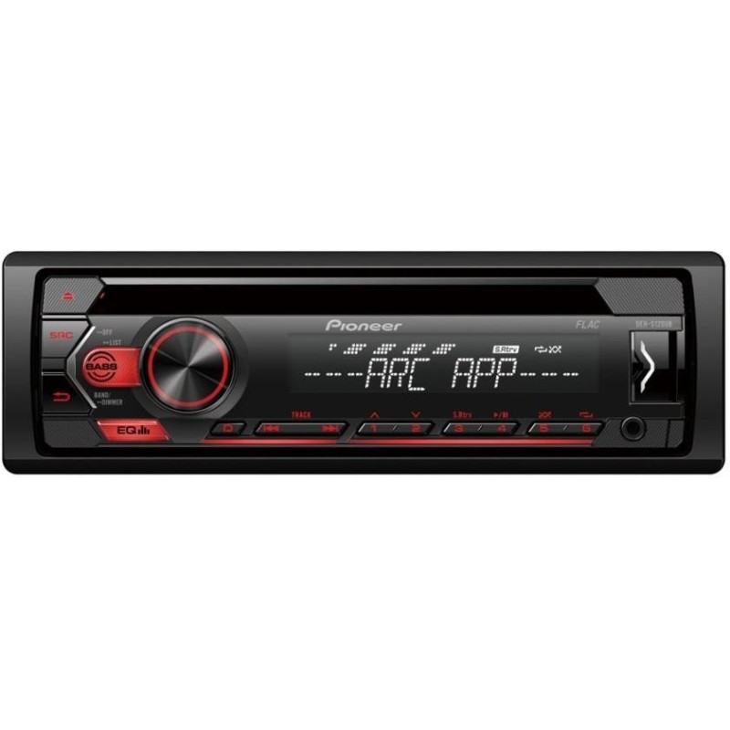 PIONEER DEH-S120UB Radio CD MP3-WMA-WAV-USB-aux-flac 1 salida RCA iluminación ro