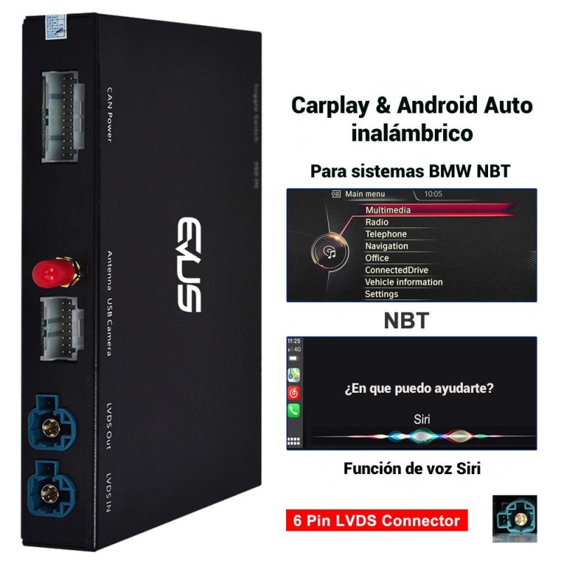 EVUS Interface CarPlay Android Auto BMW CIC
