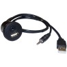 Cable adaptador puerto USB-AUX Nissan
