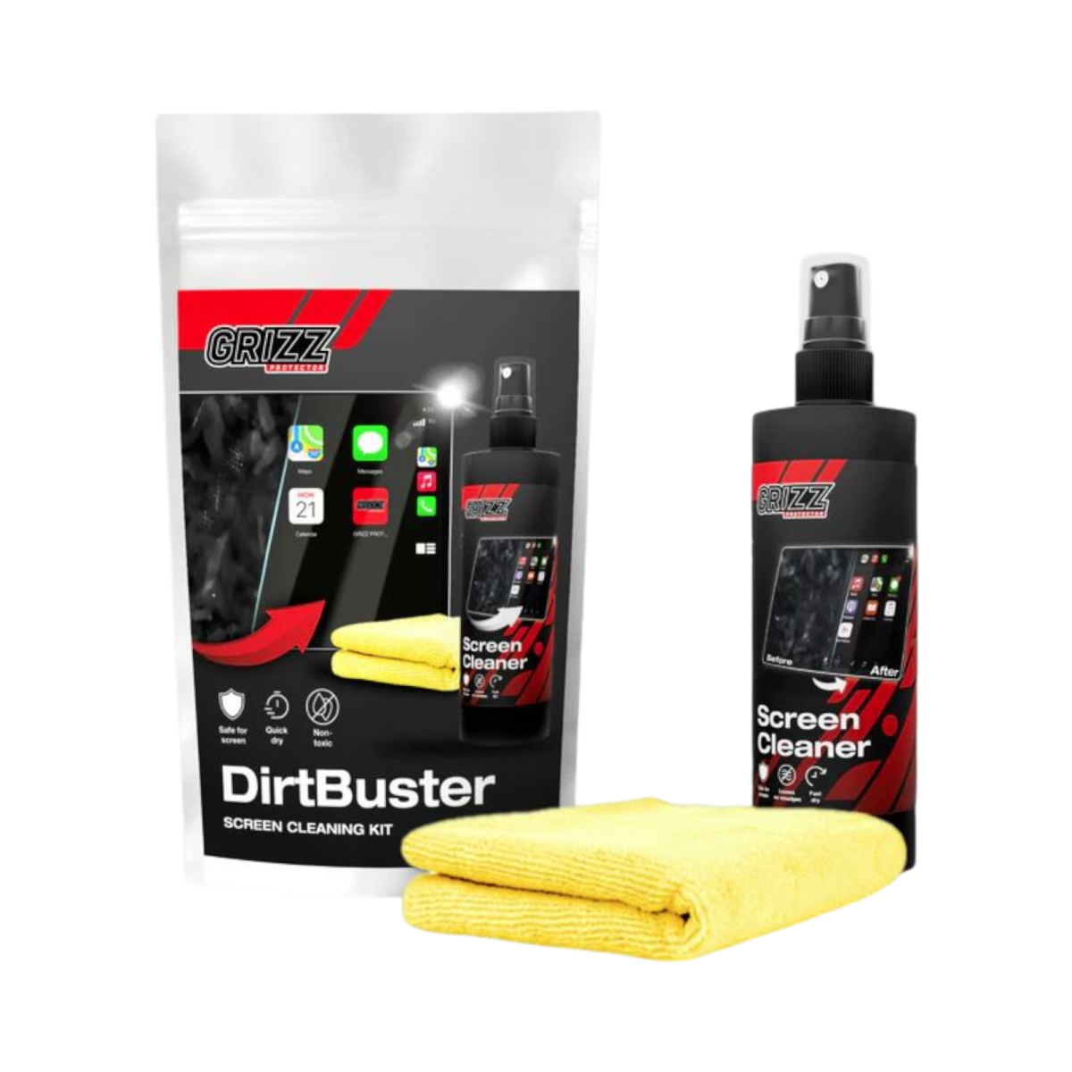 GRIZZ PROTECTOR Dirt Buster Kit de Limpieza